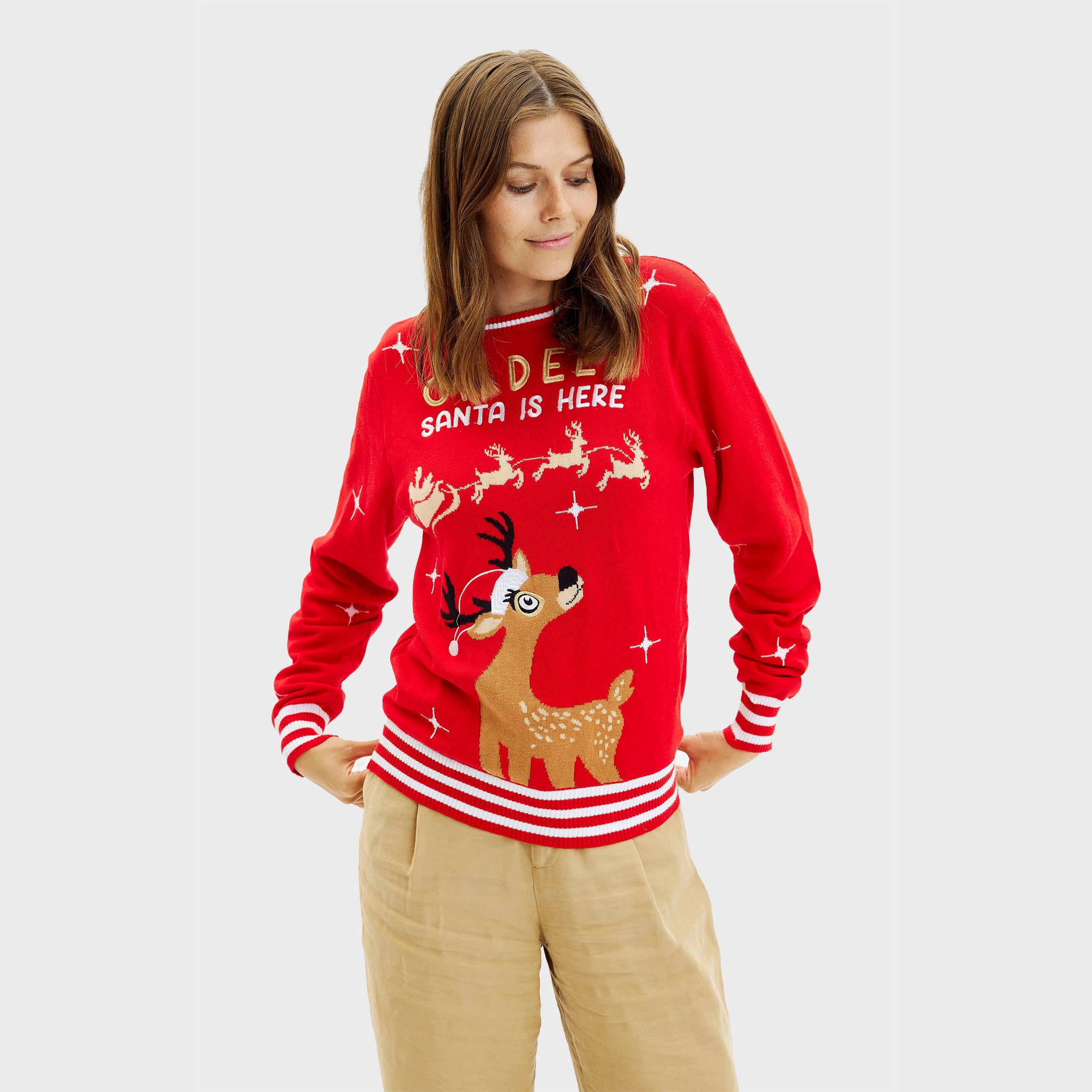 Oh Deer Sweater - Dames.